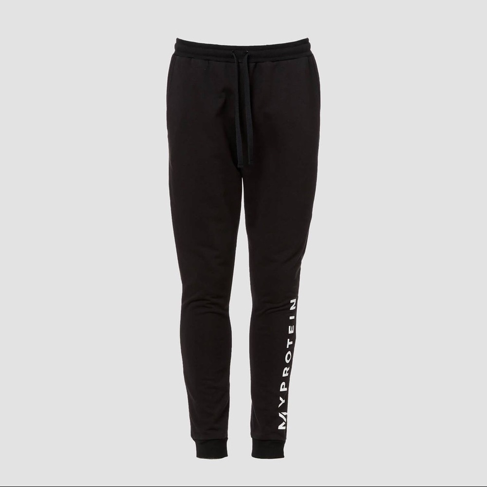 Men’s Myprotein Logo Original Slim-Fit Joggers Sweatpants - Black Size Medium